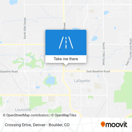 Crossing Drive map