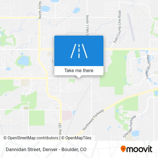 Dannidan Street map