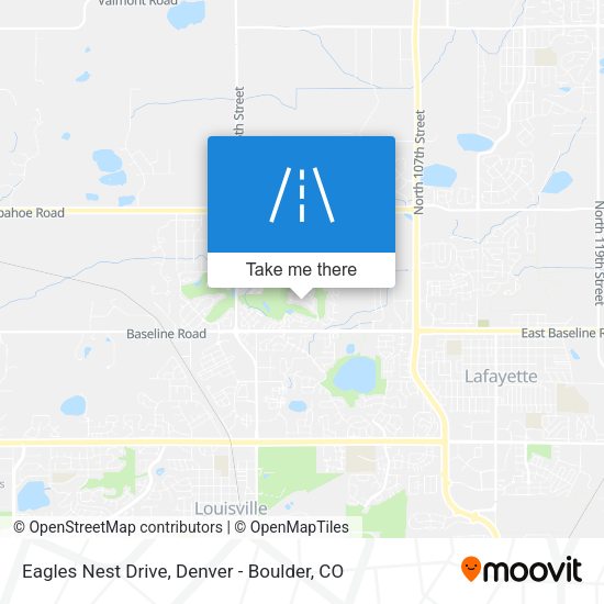 Eagles Nest Drive map