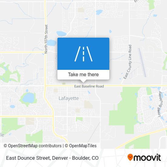 Mapa de East Dounce Street