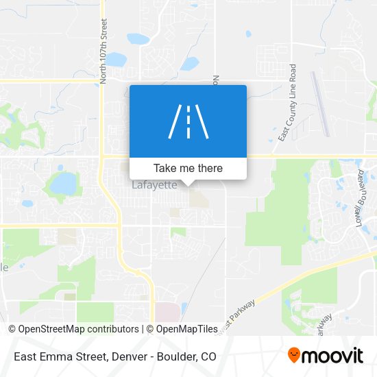 Mapa de East Emma Street