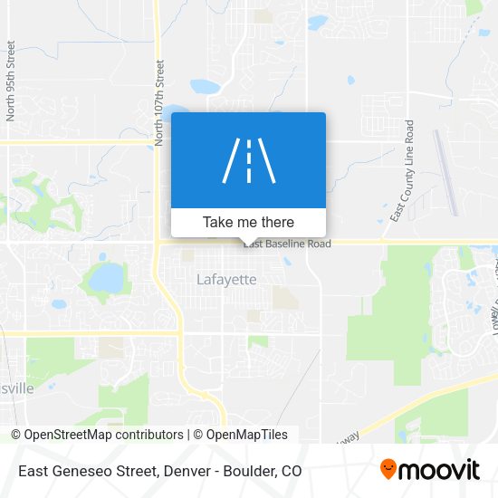 East Geneseo Street map