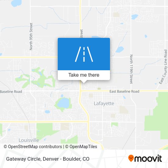 Mapa de Gateway Circle