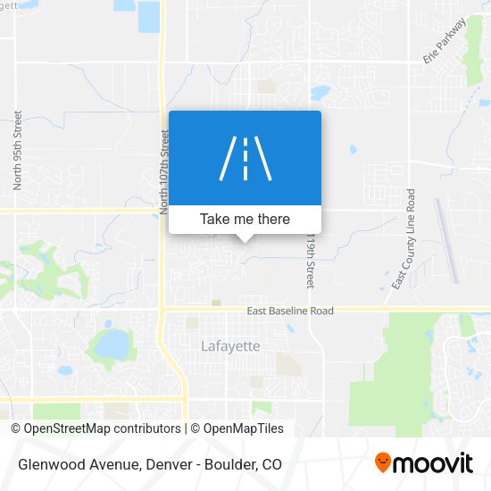 Mapa de Glenwood Avenue