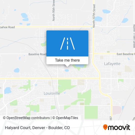 Halyard Court map