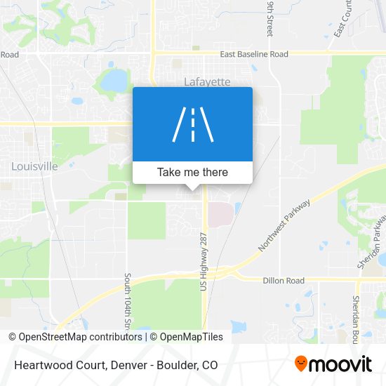 Heartwood Court map