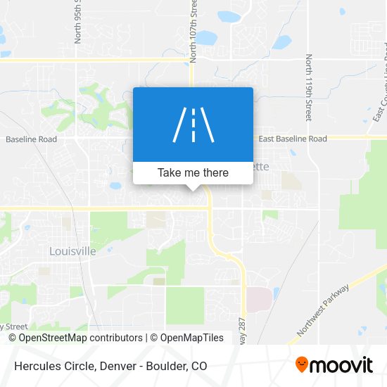 Mapa de Hercules Circle