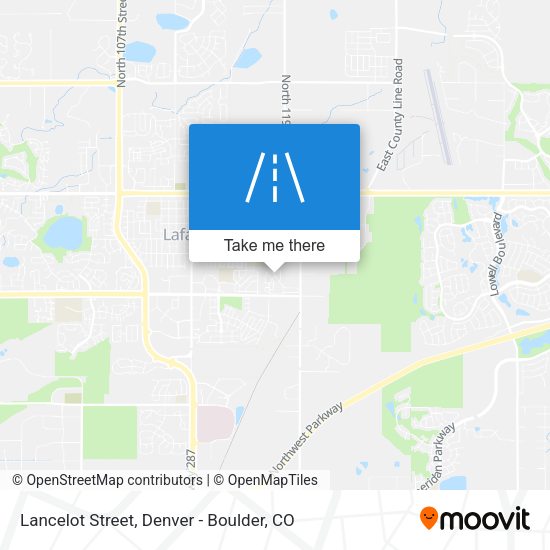 Lancelot Street map