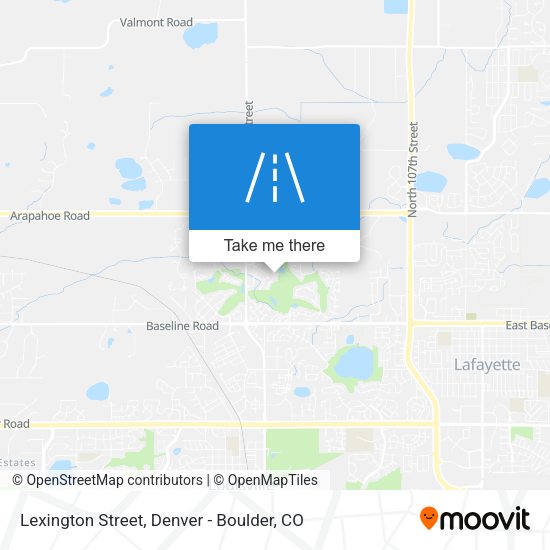 Lexington Street map