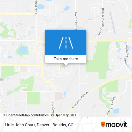 Little John Court map