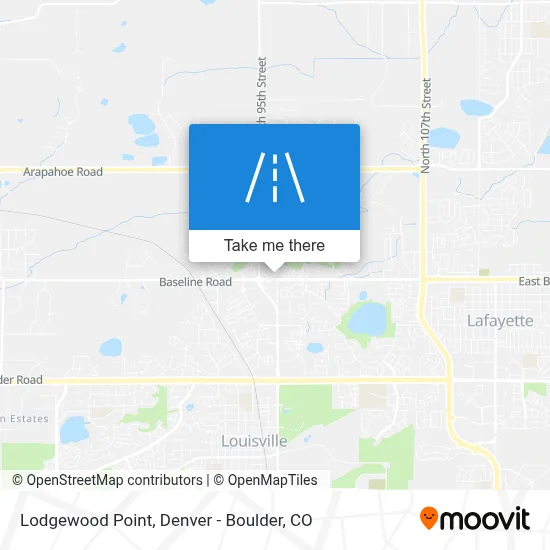 Lodgewood Point map