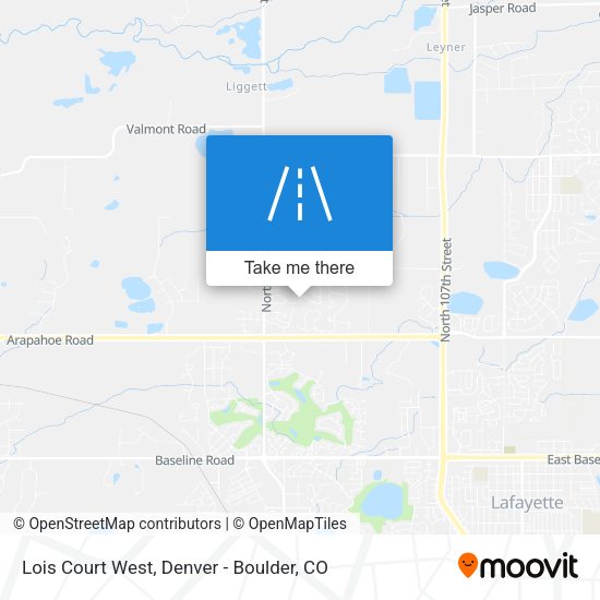 Lois Court West map
