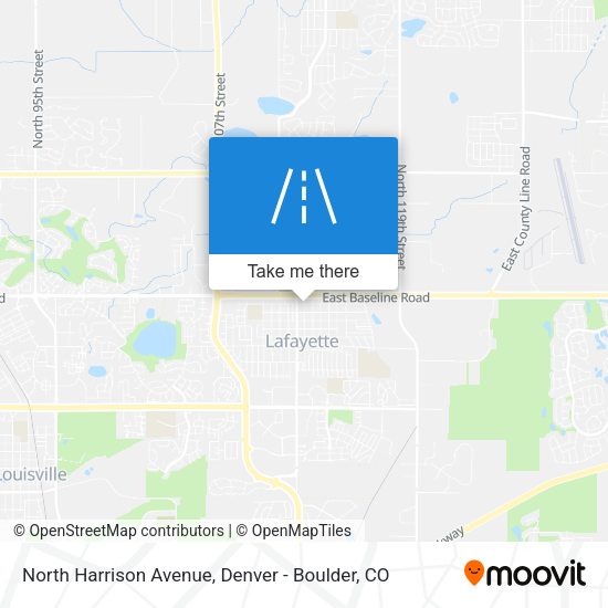 Mapa de North Harrison Avenue