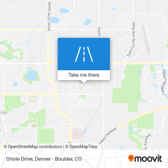 Mapa de Oriole Drive