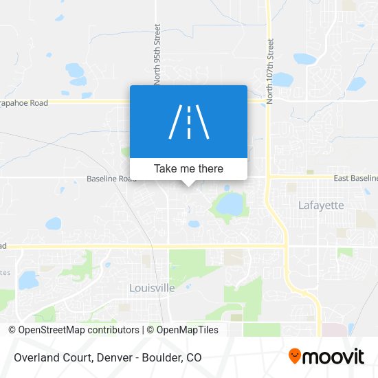 Overland Court map