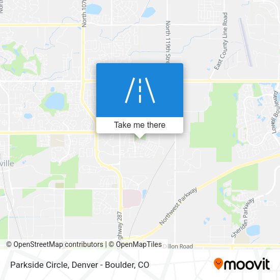 Parkside Circle map