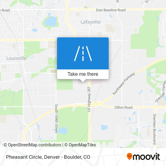 Pheasant Circle map
