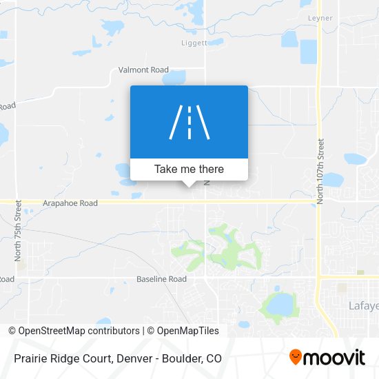 Prairie Ridge Court map