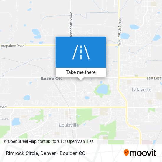 Rimrock Circle map