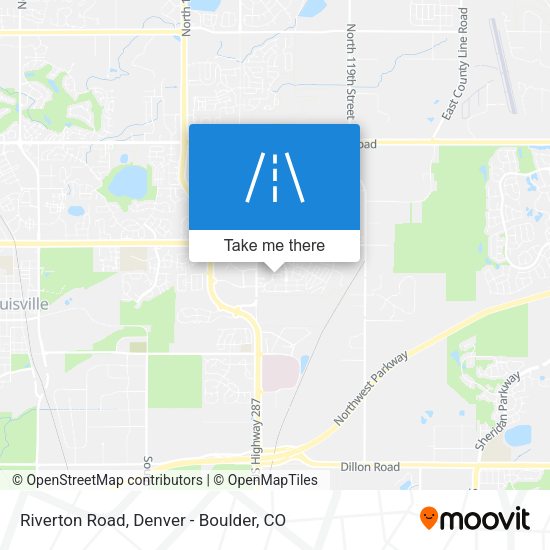 Riverton Road map