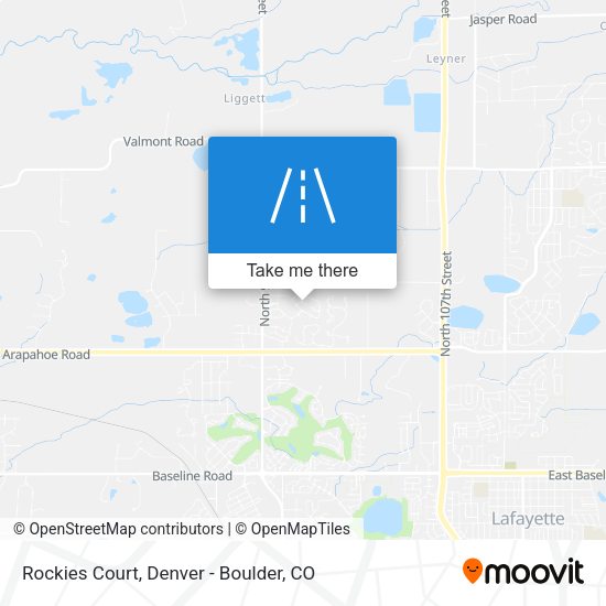 Mapa de Rockies Court