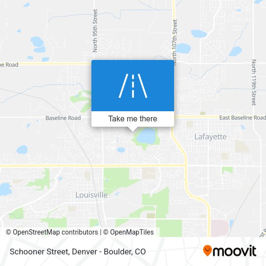 Schooner Street map