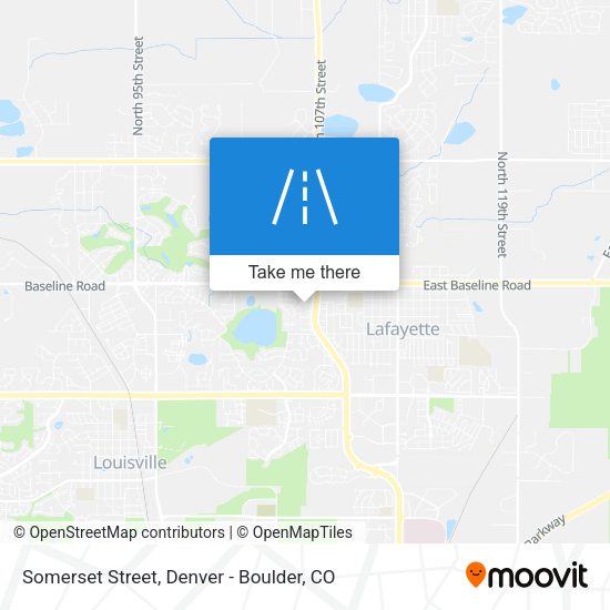 Somerset Street map