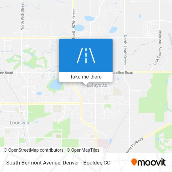 South Bermont Avenue map