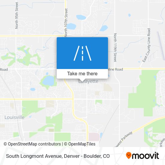 Mapa de South Longmont Avenue