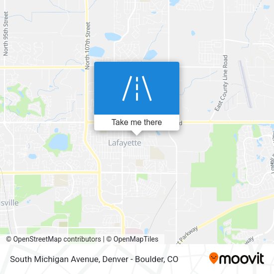 South Michigan Avenue map
