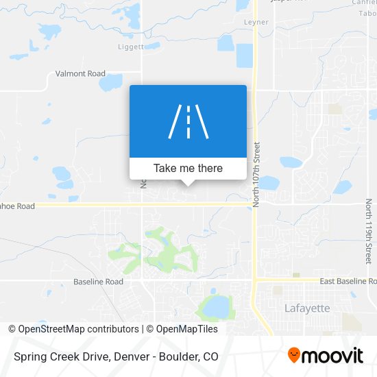 Spring Creek Drive map