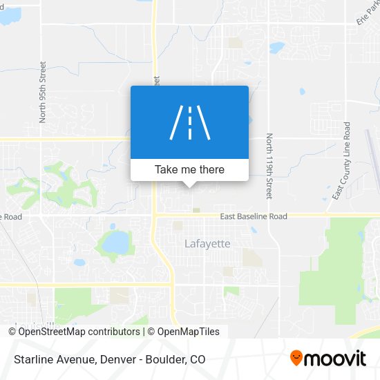 Mapa de Starline Avenue