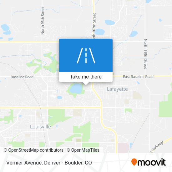 Vernier Avenue map