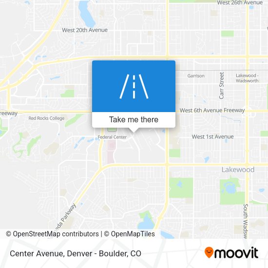 Mapa de Center Avenue
