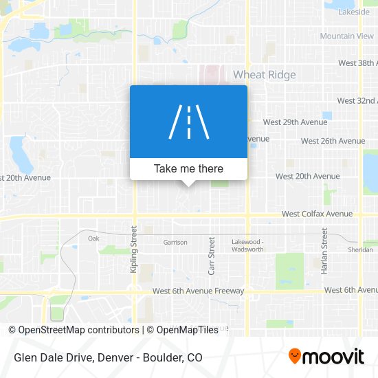 Mapa de Glen Dale Drive