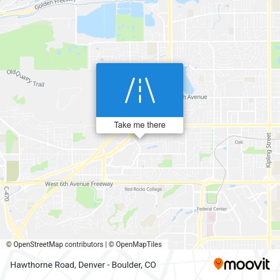 Mapa de Hawthorne Road