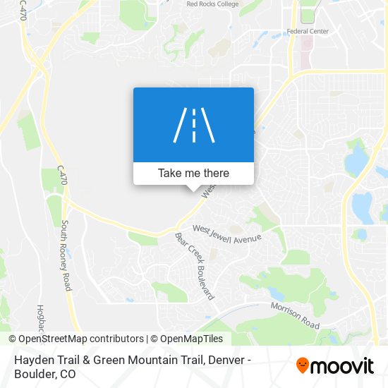 Mapa de Hayden Trail & Green Mountain Trail