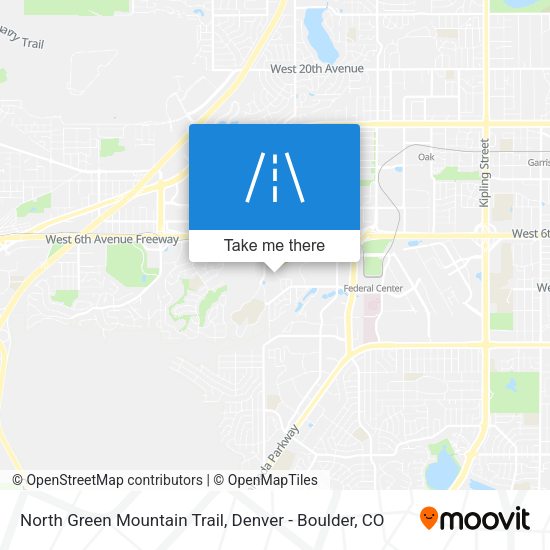 North Green Mountain Trail map