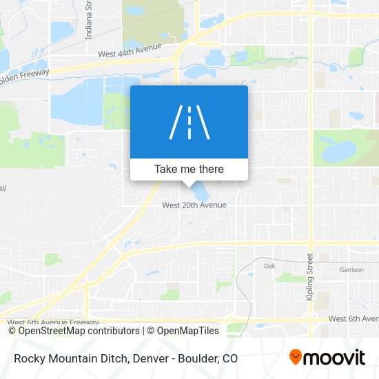 Rocky Mountain Ditch map