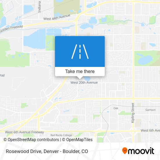 Mapa de Rosewood Drive