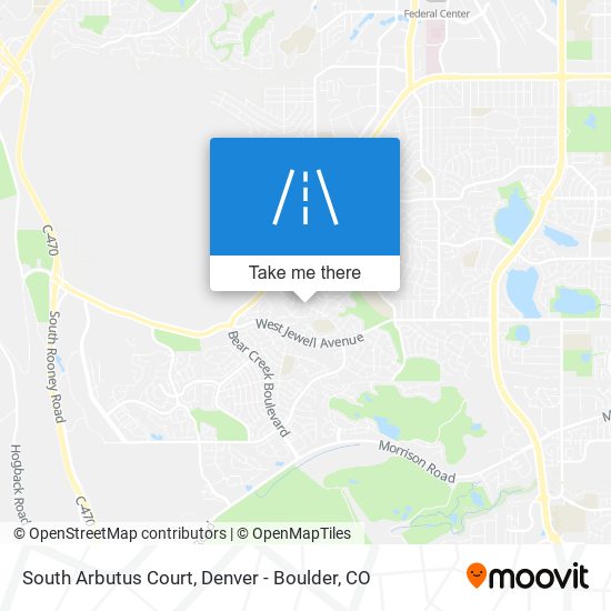 South Arbutus Court map