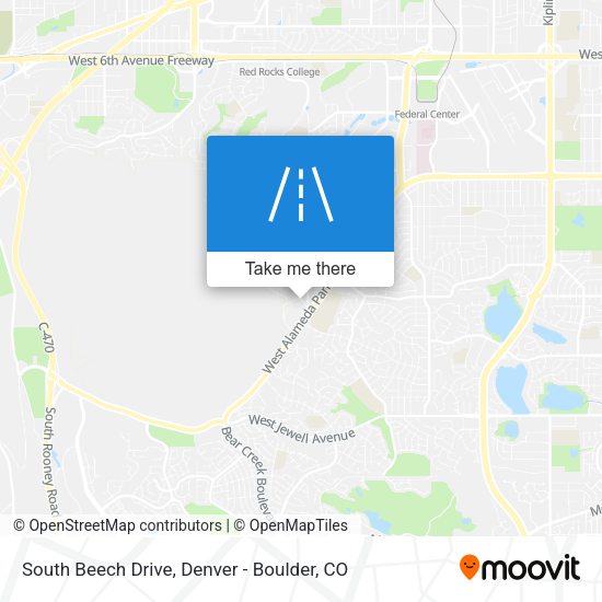 Mapa de South Beech Drive