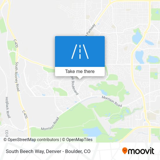 South Beech Way map