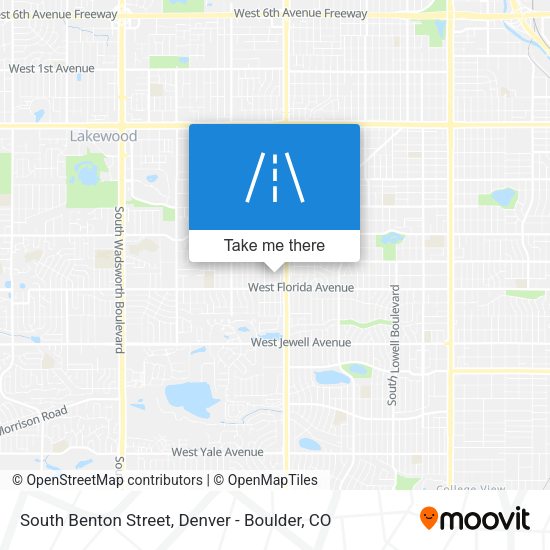 South Benton Street map