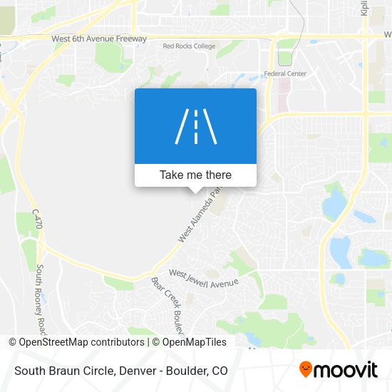 Mapa de South Braun Circle