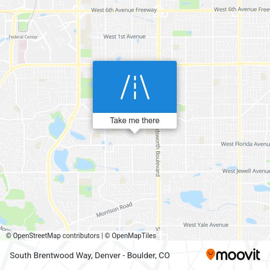 South Brentwood Way map