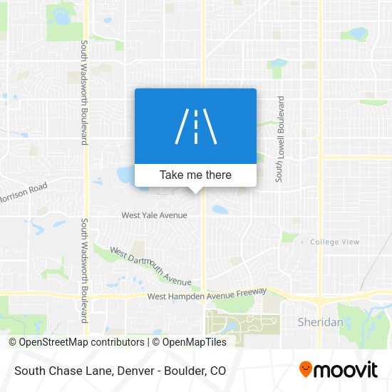 South Chase Lane map