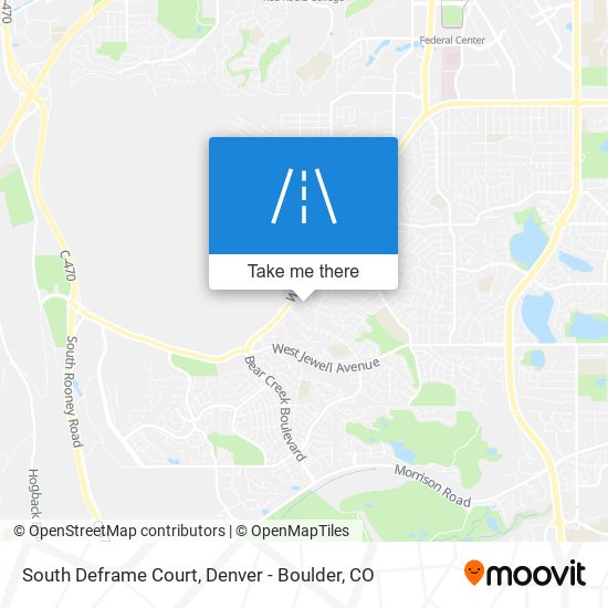 South Deframe Court map
