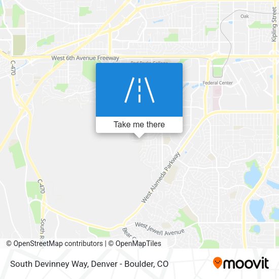 South Devinney Way map