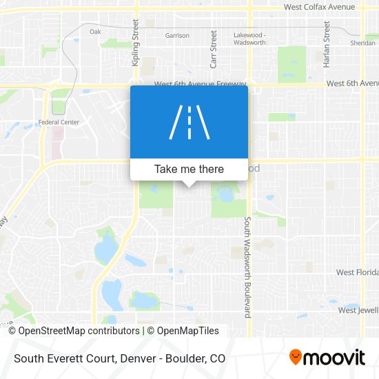 South Everett Court map